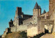 11 - Carcassonne - La Cité Médiévale - La Porte D'Aude - Le Château Comtal - La Tour De L'Evêque - CPM - Voir Scans Rect - Carcassonne