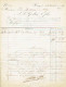 N°10 Margé  Sur LAC Belle Obl.8 Barres P62 HUY (08.1861)+cachet Privé + Entête J.L.GODIN & FILS Fabricants Papiers à HUY - 1858-1862 Medaillons (9/12)