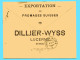 Ganzsache Luzern 1910 - Absender: Dillier-Wyss - Entiers Postaux