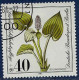 Berlin Poste Obl Yv:611/614 Bienfaisance Plantes Menacées (Beau Cachet Rond) - Used Stamps