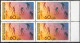 Berlin Poste N** Yv:606/607 Pour Le Sport Gymnastique & Course Bloc De 4 - Unused Stamps