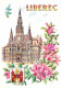 72848963 Liberec Rathaus Blumen Kuenstlerkarte Liberec - Tschechische Republik