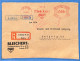 Allemagne Reich 1937 - Lettre Einschreiben De Leipzig - G33152 - Lettres & Documents