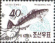 Corée Nord Poste Obl Yv:2163/2167 Poissons (Beau Cachet Rond) - Corea Del Norte