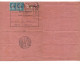 ALGERIE - 1926 - Avis De Réception D'une Lettre Recommandée -timbre 1 Fr Et Paire Du 25 Cts Surchargées -Saint Julien - Covers & Documents