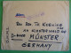 DO14 NAURU RARE FINE LETTER  1969 NAURU   A MUNSTER  GERMANY   VIA HONG KONG  + AFF. GREAT +++++ - Nauru