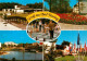 72846198 Bad Fuessing Kurmittel Centrum Teich Park Blumenbeet Bodenschach Fahnen - Bad Fuessing