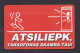 2001 Lietuvos Telekomas Chip Card Answer, Payphone Is Calling To You! 50 Units,Col:LT-LTV-C065 - Lituania