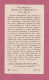 Santino, Holy Card.  Maria SS Immacolata . Ed. Enrico Bertarelli N° 2-512 Con Approvazione Ecllesiastica- - Images Religieuses