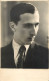 Souvenir Photo Postcard Elegant Man Haircut 1938 - Photographs