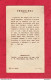 Santino, Holy Card- S. Biagio Vescovo E Martire. Imprimatur 18.8.1898. Editrice GN N°3028. 101x 57mm - Devotion Images