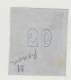 Grece N° 0021 Tête De Mercure Bleu 20 L Chiffre 20 Au Verso - Unused Stamps