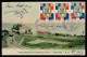 * CP GLACEE ET COLORISEE - SANCHEZ * R.D. - DEL MUELLE Y PUERTO - ANIMEE - EDIT. GARCHO - 1914 - TIMBRES CORREOS - Dominicaine (République)