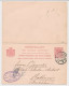 Briefkaart G. 54 B Zwolle - Rathenow Duitsland 1901 - Entiers Postaux