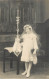 Souvenir Photo Postcard Young Girl First Communion - Photographs