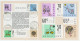 Zomerbedankkaart 1986 - Complete Serie Bijgeplakt - FDC - Zonder Classificatie