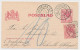 Postblad G. 12 / Bijfr. Valkenburg Wickrath Duitsland 1907 - Postwaardestukken