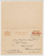 Briefkaart G. 108 II Amsterdam - Bloemendaal 1920 V.b.d. - Entiers Postaux