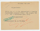 Firma Briefkaart IJmuiden 1956 - Bijenkorf / Levensmiddelen - Unclassified