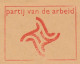 Meter Cover Netherlands 1972 PVDA - Political Party - Labour Party - Amsterdam  - Non Classés