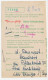 Illustrated Reply Card Germany 1953 Bee - Honey  - Andere & Zonder Classificatie