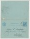 Briefkaart G. 26 Zutphen - Freiberg Duitland 1886 - Interi Postali