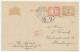 Briefkaart G. 88 A I / Bijfrankering Amsterdam - Harlingen 1918 - Postal Stationery