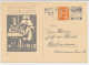 Briefkaart G. 233 / Bijfrankering Breda - Hilversum 1933 - Entiers Postaux