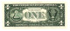 Billet USA  Washington D.C. Série 2003 - 1 Dollar  N° E036338116 F - Bank-note Banknote - Biljetten Van De  Federal Reserve (1928-...)