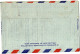 1,66 U.S.A., CALIFORNIA, 1950, AIR LETTER, COVER TO DENMARK (DAMAGED ON THE BACK SIDE) - 2a. 1941-1960 Used