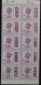 S.G.V4820 ~  BLOCK OF 10 X £3.00p NEW BARCODED DEFINITIVES UNFOLDED & NHM #02941 - Machins