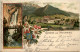 Gruss Aus Neuberg - Litho - Bruck An Der Mur