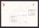Sweden: Cover, 1980, 1 Stamp, Horse, Animal, Forwarded & Returned, 4x Retour Cancel (damaged At Back) - Lettres & Documents
