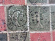 Delcampe - Des Perforés Sur Des Feuilles De Semeuses Oblitérés - Used Stamps