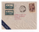 Morocco 1937 Casablanca Maroc Copenhague København Danemark Danmark Andersen & Brunn Denmark Luftpost - Storia Postale