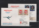 Schweiz Luftpost FFC Aeroflot 3.4.1971 Zürich - Moskau VV - First Flight Covers