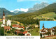 72840133 St Peter Lajen Garni Fruehlingsheim Panorama Kirche Dolomiten St Peter  - Autres & Non Classés