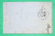 N°14 PC 225 BACQUEVILLE SEINE INFERIEURE POUR ROUEN 1860 LETTRE COVER FRANCE - 1849-1876: Période Classique