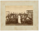 LOT De 2 " PHOTO ORIGINALE " De Mariage à Identifier Une Devant Le Cordonnier PERNIN Forte Probabilité Pour Le 71 Ou 01 - Orte