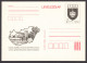 Castle Palace Lake GYULA City / Communism COAT OF ARMS - STATIONERY Postcard 1988 Hungary Map / Not Used - Enteros Postales