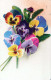FLOWERS Vintage Ansichtskarte Postkarte CPSMPF #PKG041.DE - Flowers