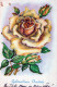 FLOWERS Vintage Ansichtskarte Postkarte CPA #PKE739.DE - Fleurs