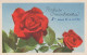 FLOWERS Vintage Ansichtskarte Postkarte CPA #PKE618.DE - Blumen