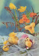 OSTERN HUHN EI Vintage Ansichtskarte Postkarte CPSM #PBO731.DE - Easter