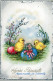 OSTERN HUHN EI Vintage Ansichtskarte Postkarte CPSM #PBO670.DE - Ostern