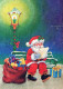 WEIHNACHTSMANN SANTA CLAUS Neujahr Weihnachten Vintage Ansichtskarte Postkarte CPSM #PBL496.DE - Kerstman