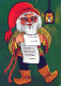 WEIHNACHTSMANN SANTA CLAUS Neujahr Weihnachten Vintage Ansichtskarte Postkarte CPSM #PBL366.DE - Santa Claus