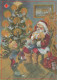 WEIHNACHTSMANN SANTA CLAUS Neujahr Weihnachten Vintage Ansichtskarte Postkarte CPSM #PBL107.DE - Kerstman