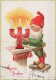 WEIHNACHTSMANN SANTA CLAUS WEIHNACHTSFERIEN Vintage Postkarte CPSM #PAK986.DE - Santa Claus