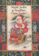 WEIHNACHTSMANN SANTA CLAUS WEIHNACHTSFERIEN Vintage Postkarte CPSM #PAK772.DE - Santa Claus